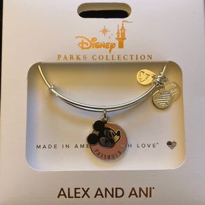 BRAND NEW Alex and Ani Mickey Mouse Pass-holder bracelet